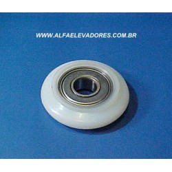 ROLDANA COM ROLAMENTO PARA SUSPENÇÃO DE PORTA DE CABINE 40 MM