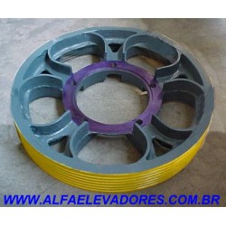 POLIA DE TRAÇÃO ØEXT. 910 MM ØENC. 370 MM 6 CANAIS 5/8"