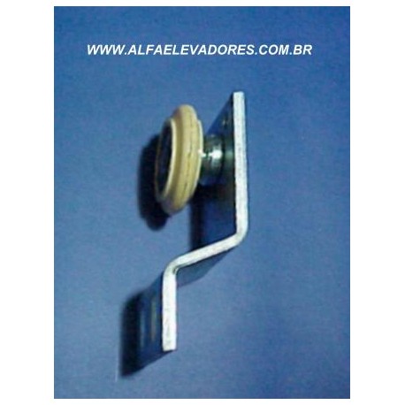 SUSPENÇÃO PARA PORTA DE CABINE QK 8 COM ROLDANA INTERNA