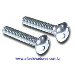 PARAFUSO M4 X 12 MM ANTI-VANDALISMO NIQUELADO