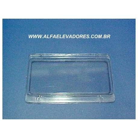 VISOR TRANSPARENTE PARA RELÓGIO DIGITAL 60 x 30 x 2MM