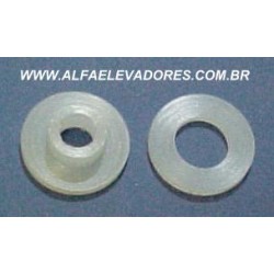 ARRUELA DE NYLON Ø E 22MM x Ø I 10MM x 2MM PARA PICK UP DE PARADA